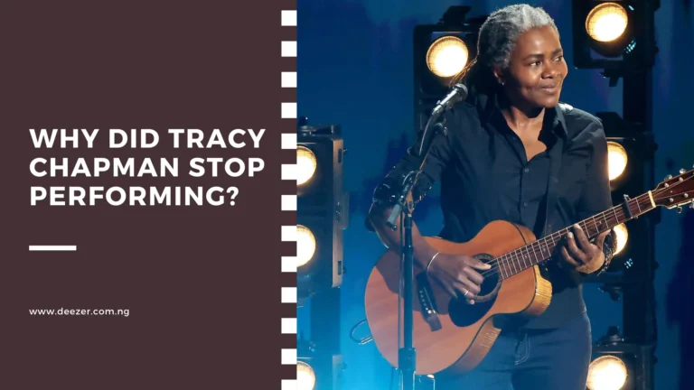 Why Did Tracy Chapman Stop Performing? What Made Her Stop?